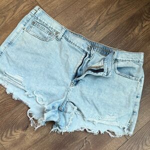Aerie Daydream Light WashJean Shorts